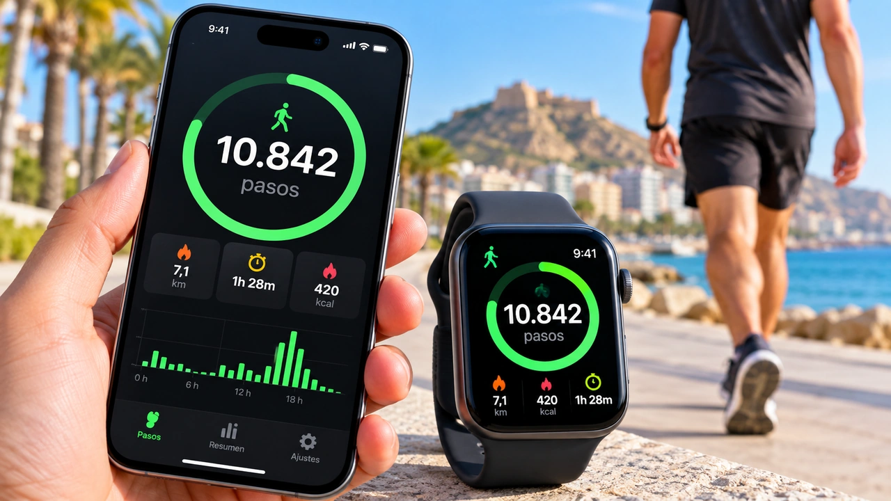 Contador de pasos para iPhone y Apple Watch